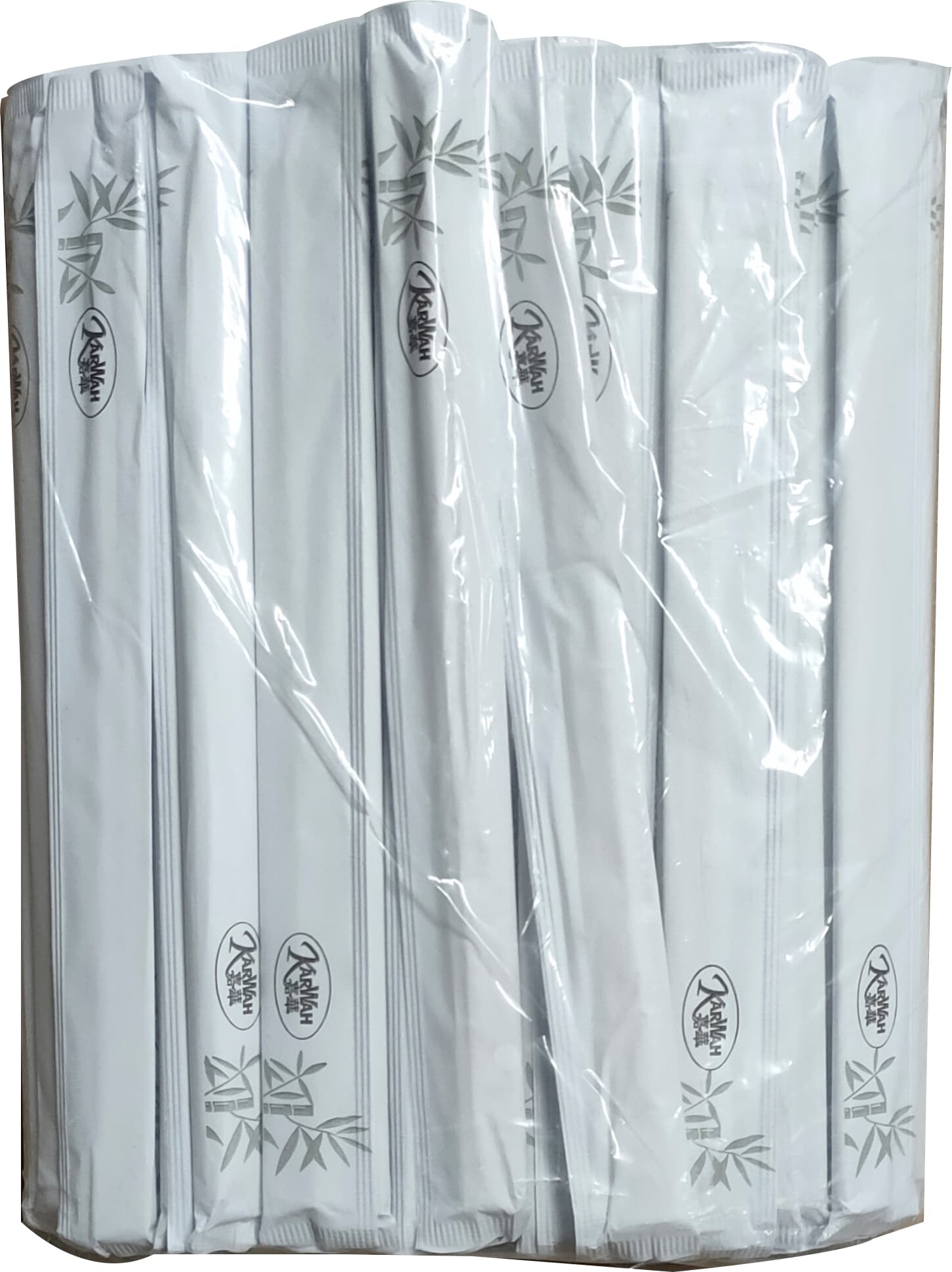 CHOPSTICKS BAMBOO INDIVIDUAL K.W. 30/100 prs